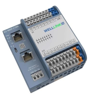 kopen Ethernet/IP I/O-module EI2-8800-C1NN 8di8do Input bidirectionele output PNP voor PLC door Decowell online manufacture